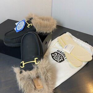 HEYDUDE Wally Slip Loafer Market – Men’s 10 (11.5–12 Woman's size) -Black – NIB